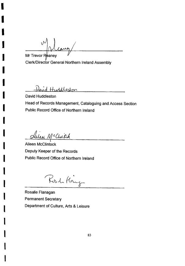 Signatories