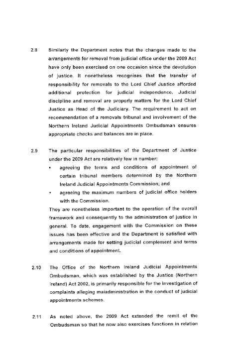 Department of Justice submission