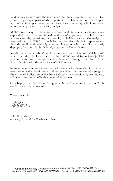The Attorney General for Northern Ireland
