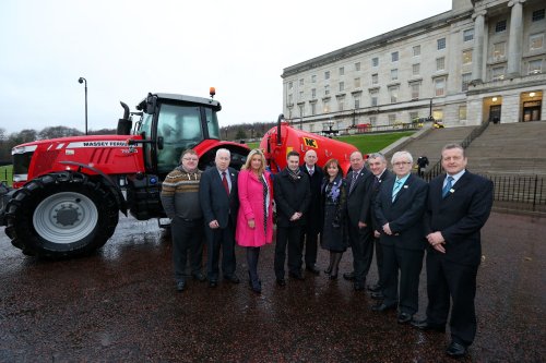 Members of the Agriculture and Rural Development Committee at an event at Parliament Buildings to highlight the importance of putting safety first on farms, held on 14 January 2014. Members of the Agriculture and Rural Development Committee at an event at Parliament Buildings to highlight the importance of putting safety first on farms, held on 14 January 2014.
