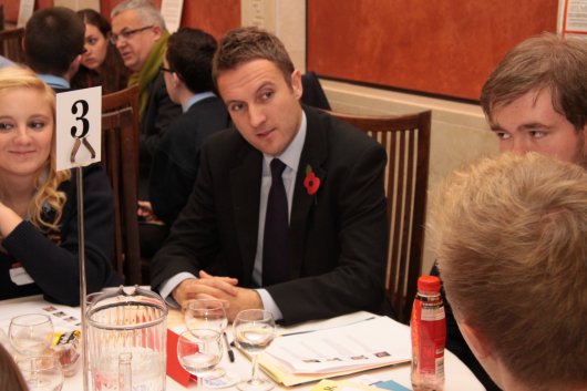 Chris Lyttle MLA hears from East and West Belfast sixth form students.