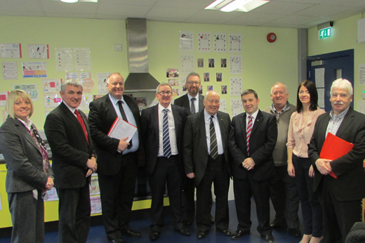 Committee for Employment and Learning visit to Castle Tower Special School, Ballymena as part of the Committee’s Inquiry into Post School Special Educational Needs Provision in Northern Ireland