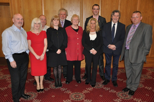 Members of the Social Development Committee with stakeholders