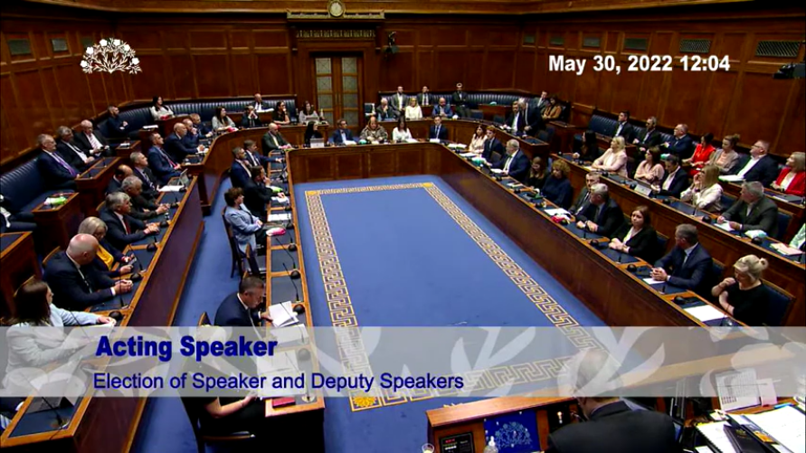 Monday’s sitting of the NI Assembly 