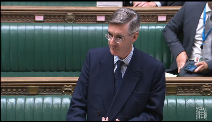 Minister for Brexit Opportunities and Government Efficiency Jacob Rees-Mogg
