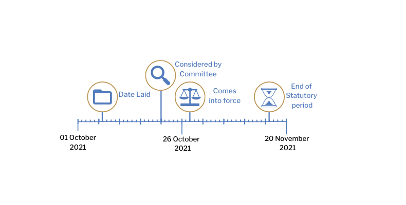 This timeline tracker shows the progress of The Social Security (Amendment) (EU Exit) Regulations (Northern Ireland) 2021.The exact details are available in the table below. 