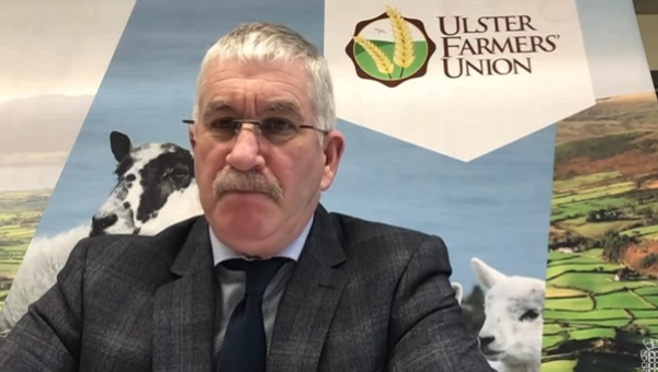 Ulster Farmers’ Union President Victor Chestnutt 