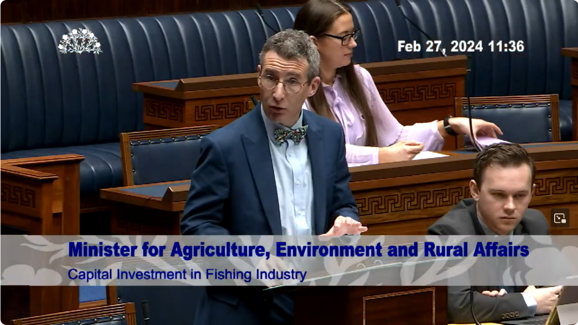 Minister for Agriculture Environment and Rural Affairs Andrew Muir