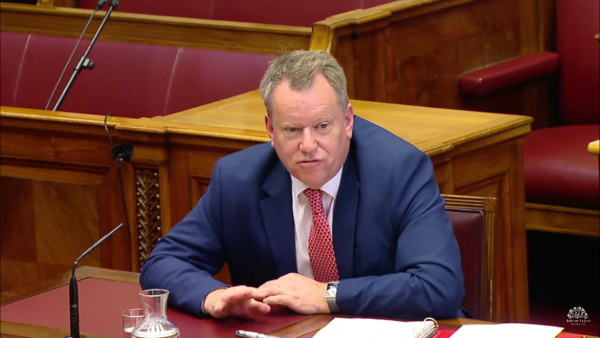 Lord Frost addresses the Committee in the NI Assembly 