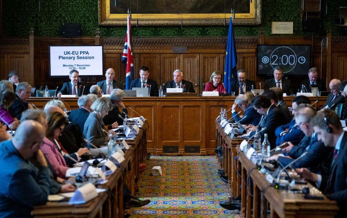 The second meeting of the EU-UK Parliamentary Partnership Assembly, held in Westminster 