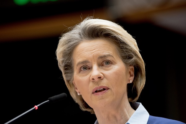 Ursula Von der Leyen speaking to the European Parliament | Source: European Union, 2021 
