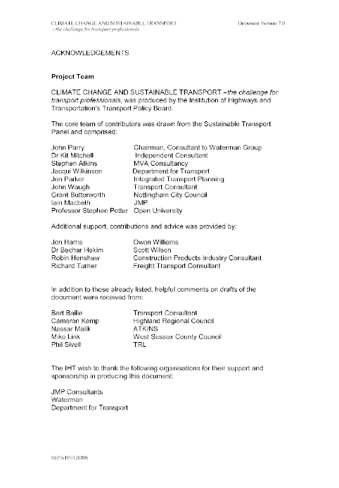 NI Branch of the Institute of Highways and Transportation (IHT)