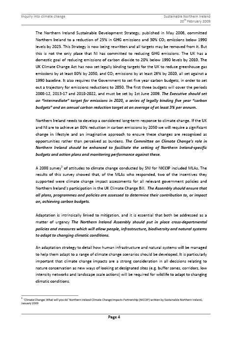 NI Climate Change Impacts Partnership