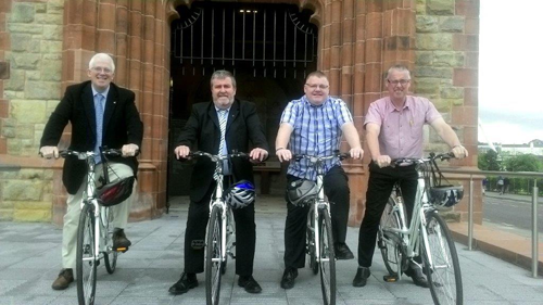 Members of the Committee for Regional Development during the International Active Travel Conference 