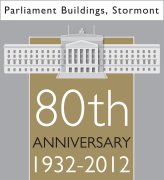 Parliament Buildings 80th Anniversary Logo