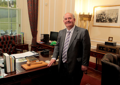 William Hay MLA, re-elected Speaker of the Assembly