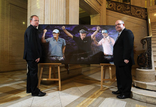 Golfing Legends Unveiled at Parliament Buildings