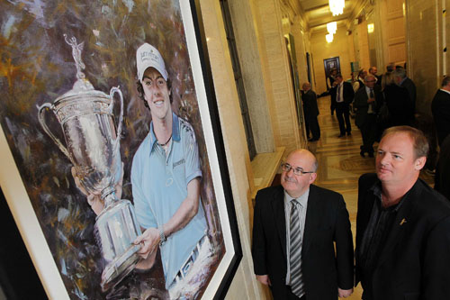 Golfing Legends Unveiled at Parliament Buildings