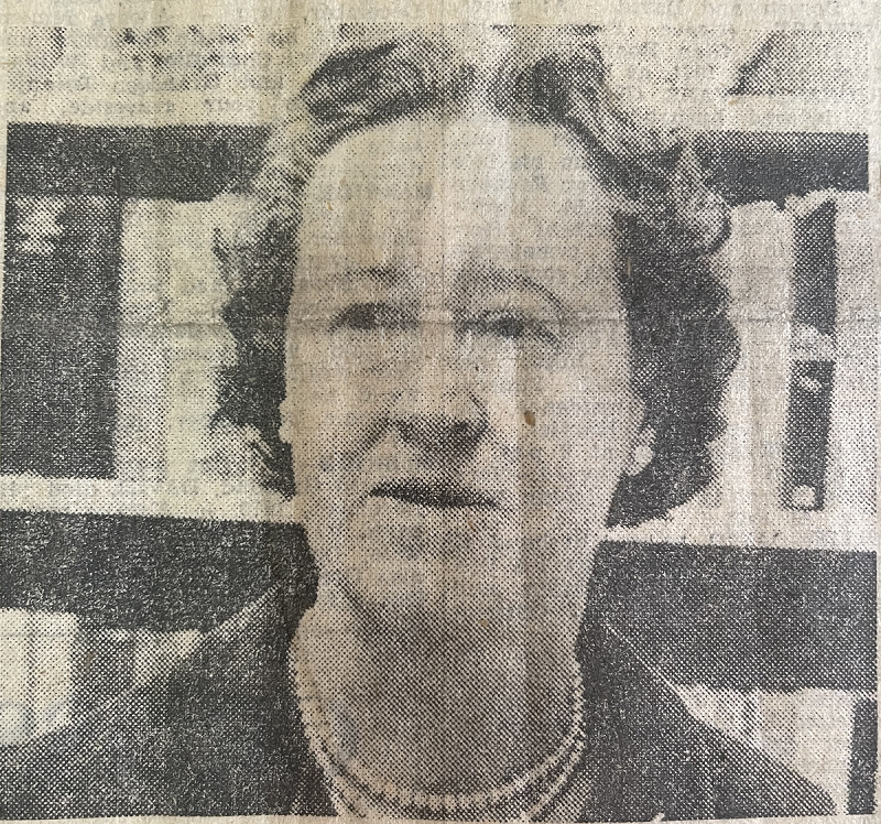 Edith Taggart, second female member of the Northern Ireland senate.