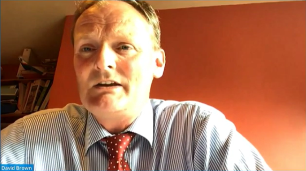 David Brown of the Ulster Farmers’ Union addressing the Committee for Finance