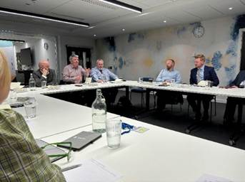 PAC Members attending Effective questioning training session with Brian Whalley.