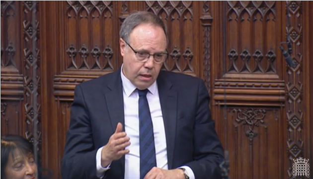 Lord Dodds questioning the NI Office Minister in the House of Lords