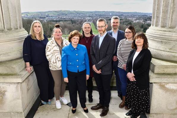 Pictured: Committee Members and family representatives at the Lived Experience event