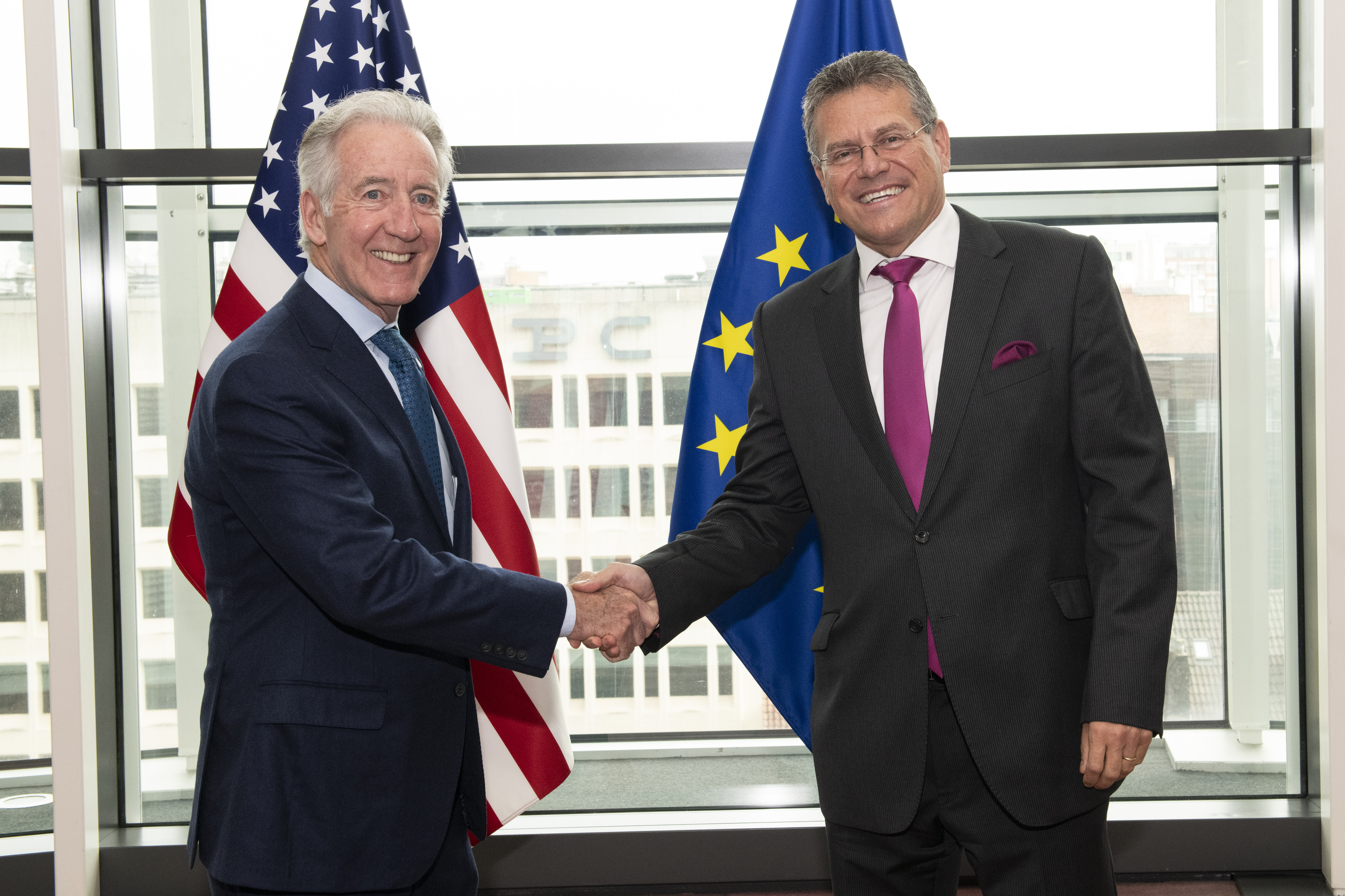 Congressman Richard Neal and European Commission Vice-President Maroš Šefcovic