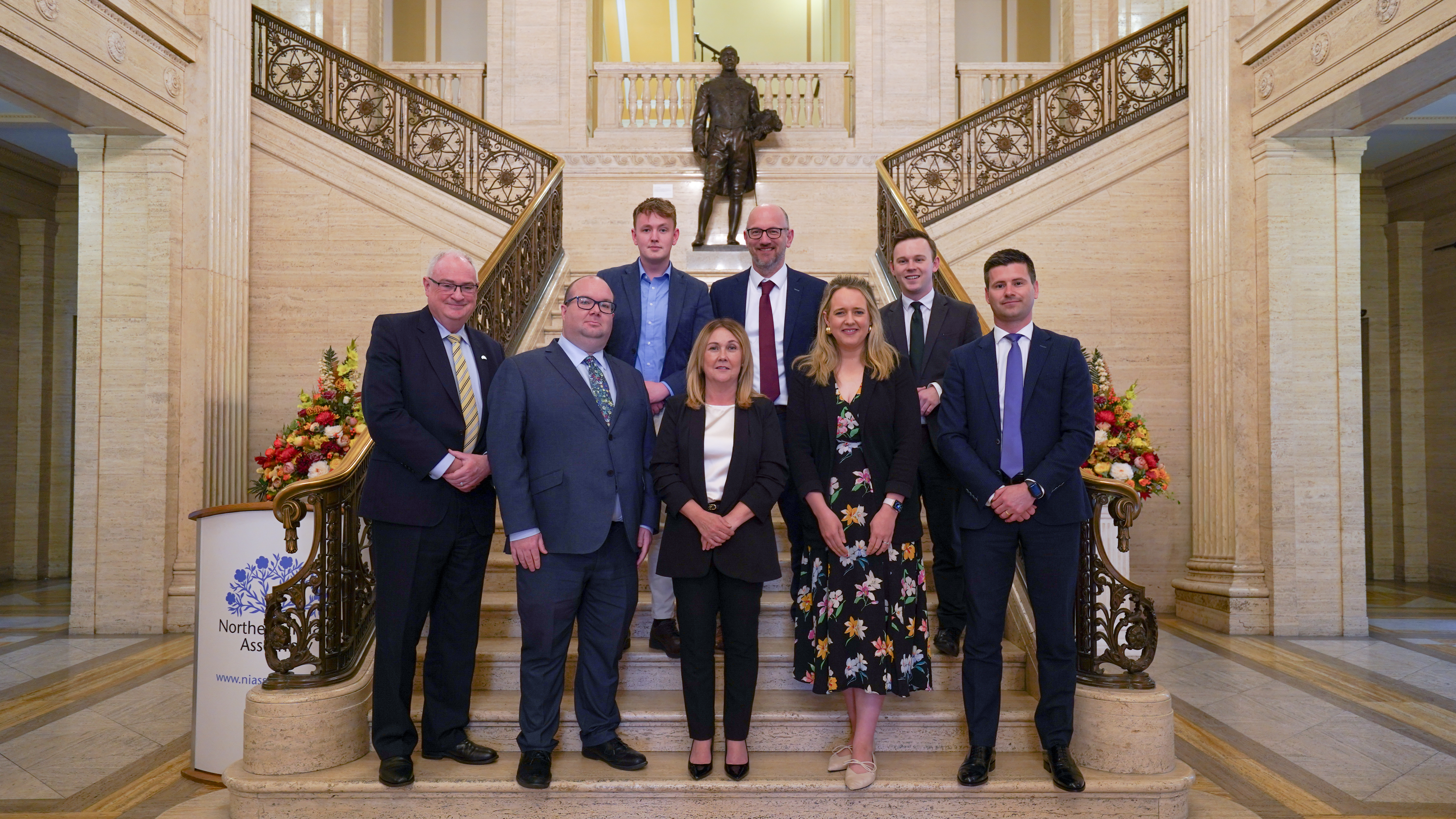 Members of the Windsor Framework Democratic Scrutiny Committee pictured on 12 May 2026. 