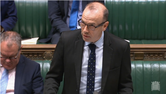 The new Secretary of State for Northern Ireland Chris Heaton-Harris