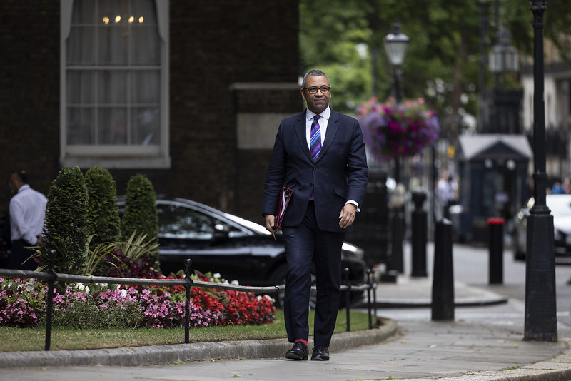 UK Foreign Secretary James Cleverly 