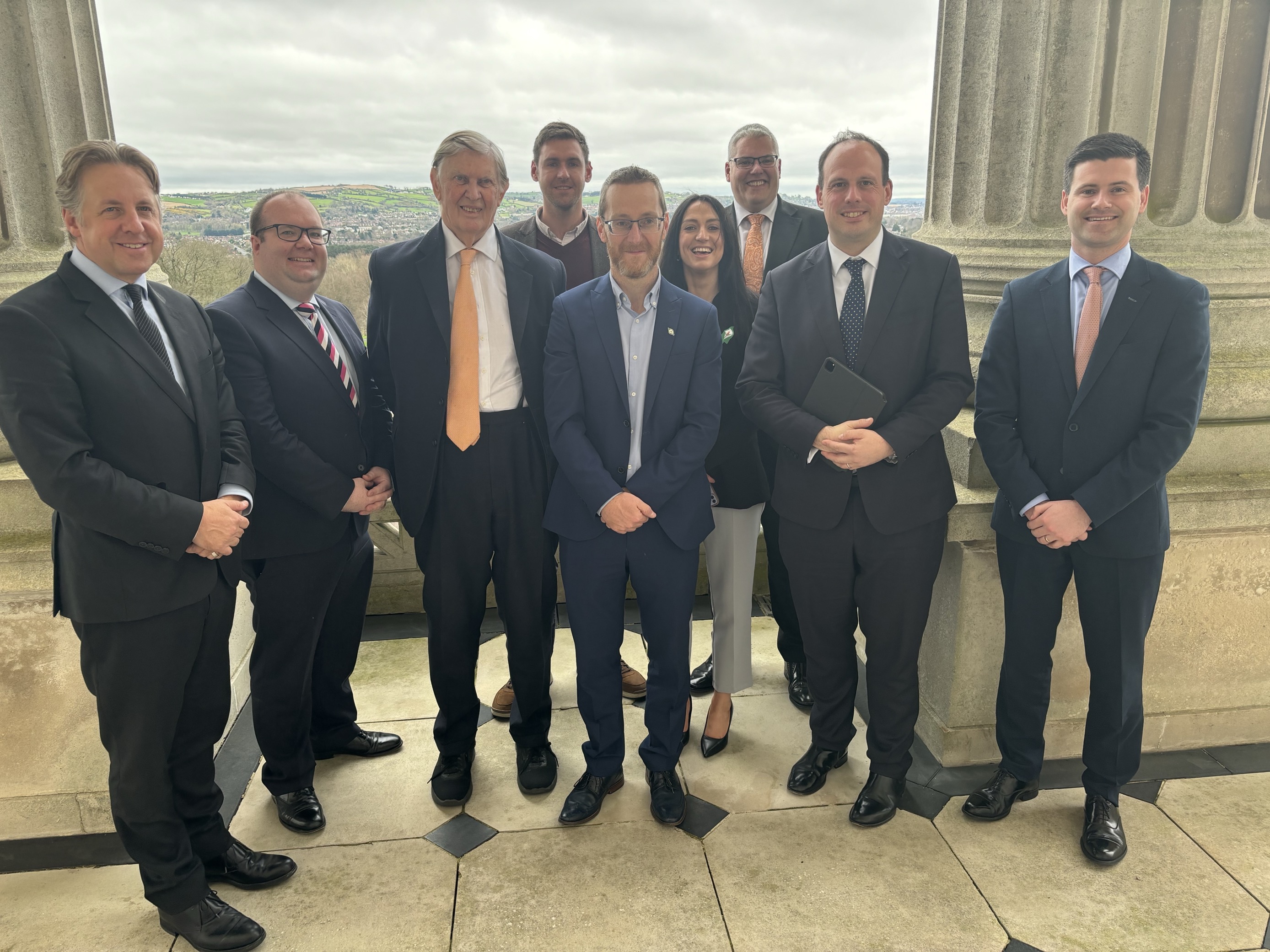 Members of the Commons European Scrutiny Committee and Windsor Framework Democratic Scrutiny Committee meeting at Parliament Buildings