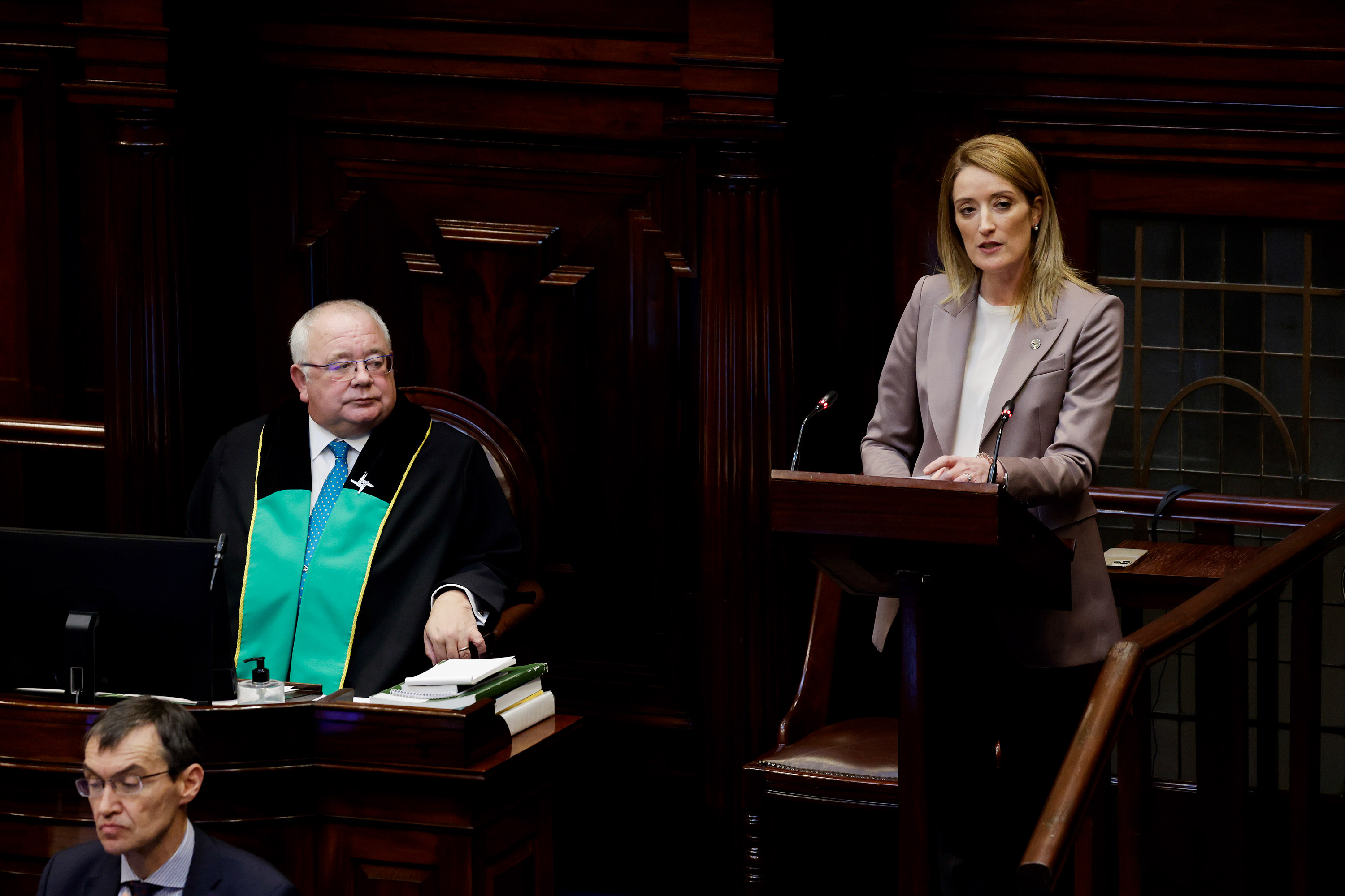 European Parliament President Roberta Metsola