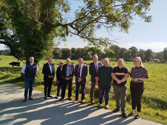 19 September 2024 Clandeboye Estate, Bangor - the Committee held its weekly meeting at Clandeboye and then visited the Farm to find out more about its sustainable farming, diversification into yoghurt production and the anaerobic digester powered by crops and producing electricity for the farm.