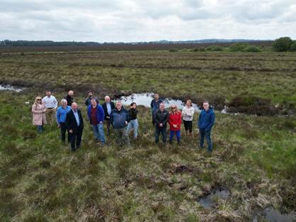 The visit included An Creggan Peatland Centre and a fact-finding boat tour of Lough Erne with RSPB and DAERA Officials. It conducted its formal weekly Committee meeting at Castle Archdale Country Park. The Committee then visited to Encirc, Derrylin for a tour of its recycled glass bottle manufacturing facilities.