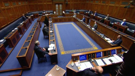 Members during a Plenary session in the Assembly Chamber