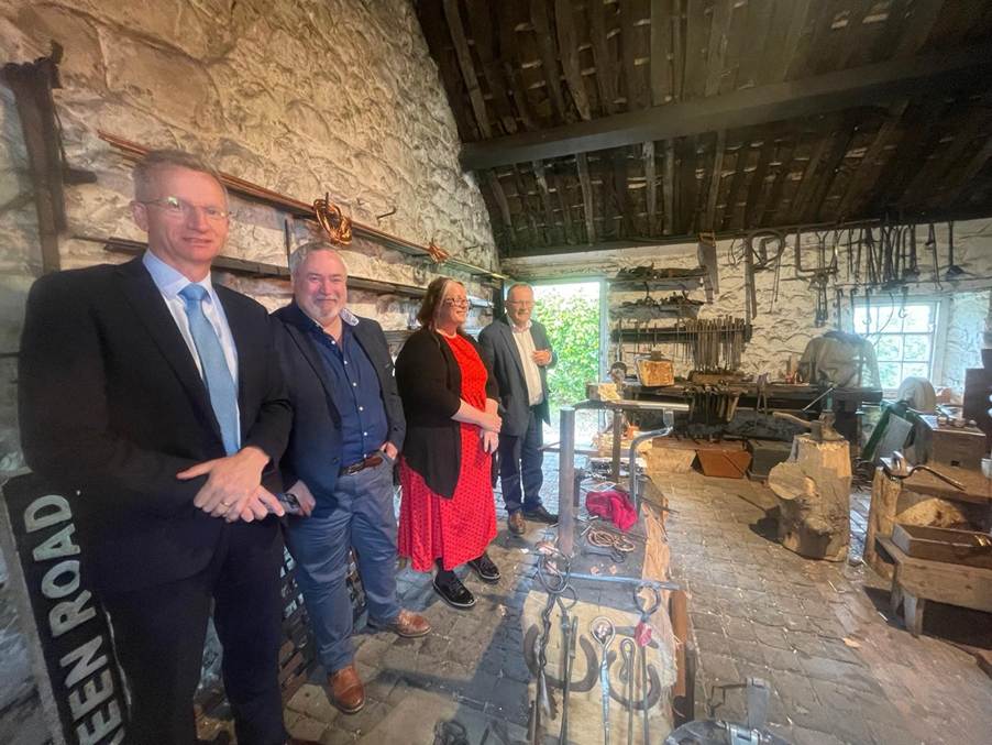 Committee members during their external meeting and visit to the Ulster Folk Museum in June 2025.