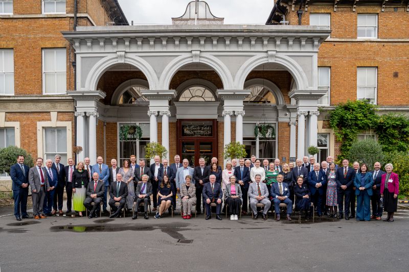 BIPA pictured at 67th Plenary outside a hotel in Weybridge, Surrey. 
