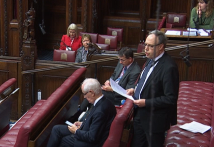 Lord Dodds of Duncairn speaking in the House of Lords