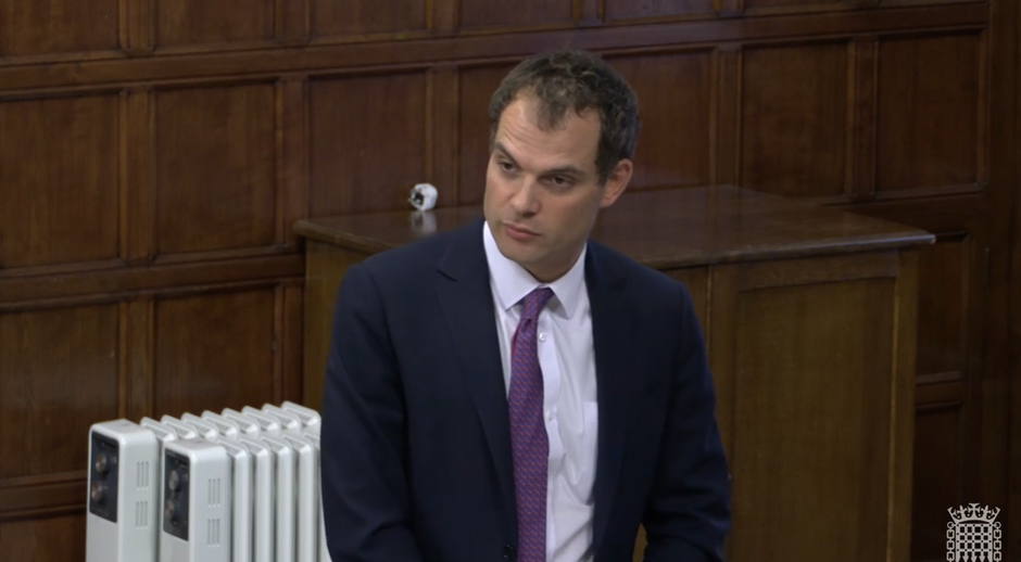 the Minister for Intergovernmental Relations and European Relations, Hamish Falconer MP taking part in a debate on the ‘EU Membership Referendum: Impact on the UK’ in the House of Lords