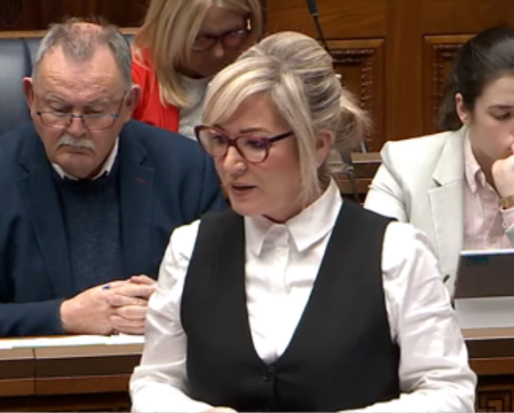 The First Minister Michelle O’Neill MLA responds to Oral Questions on Monday 