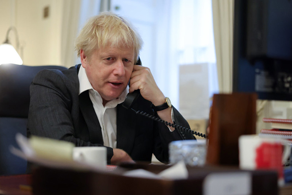 Johnson briefs his cabinet following the call with Von der Leyen.