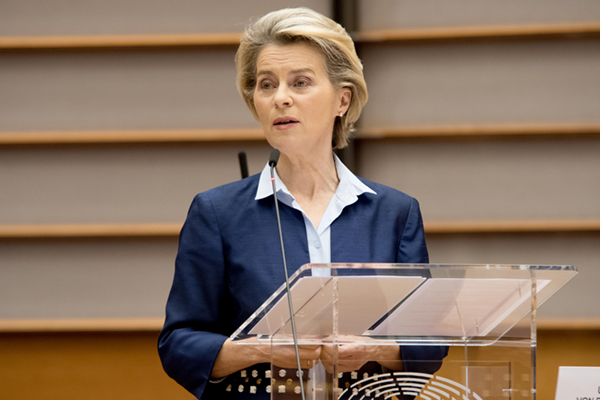 Ursula von der Leyen addresses the European Parliament. Source: EC - Audiovisual Service