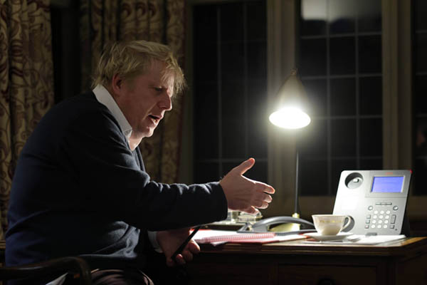 Boris Johnson speaking on the phone to Ursula von der Leyen. Source: Andrew Parsons / No 10 Downing Street