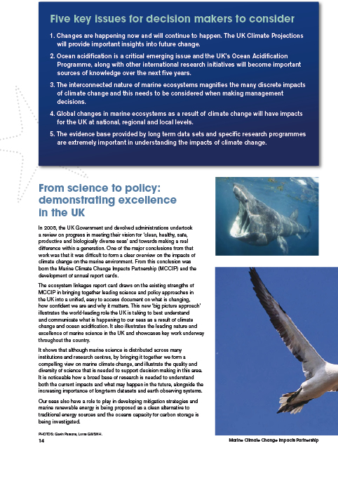 MCCIP: Marine Climate Change Impacts