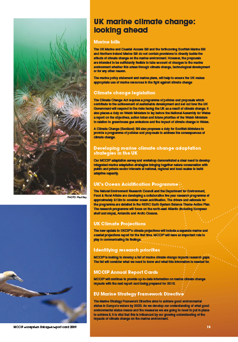 MCCIP: Marine Climate Change Impacts