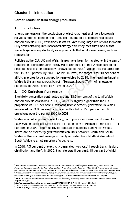 Sustainability Committee’s Energy Report