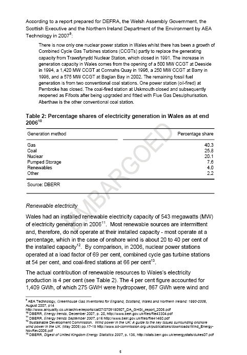 Sustainability Committee’s Energy Report
