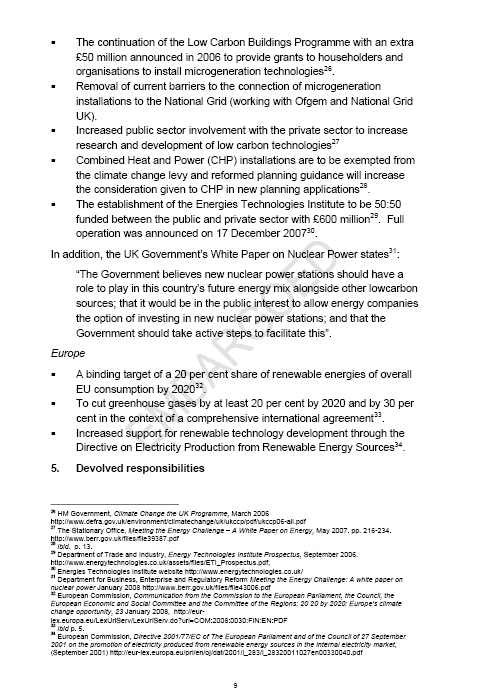Sustainability Committee’s Energy Report