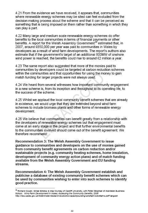 Sustainability Committee’s Energy Report